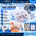 🧺 Organizador De Zapatos Para Lavadora | Bolsa Protectora Reutilizable.